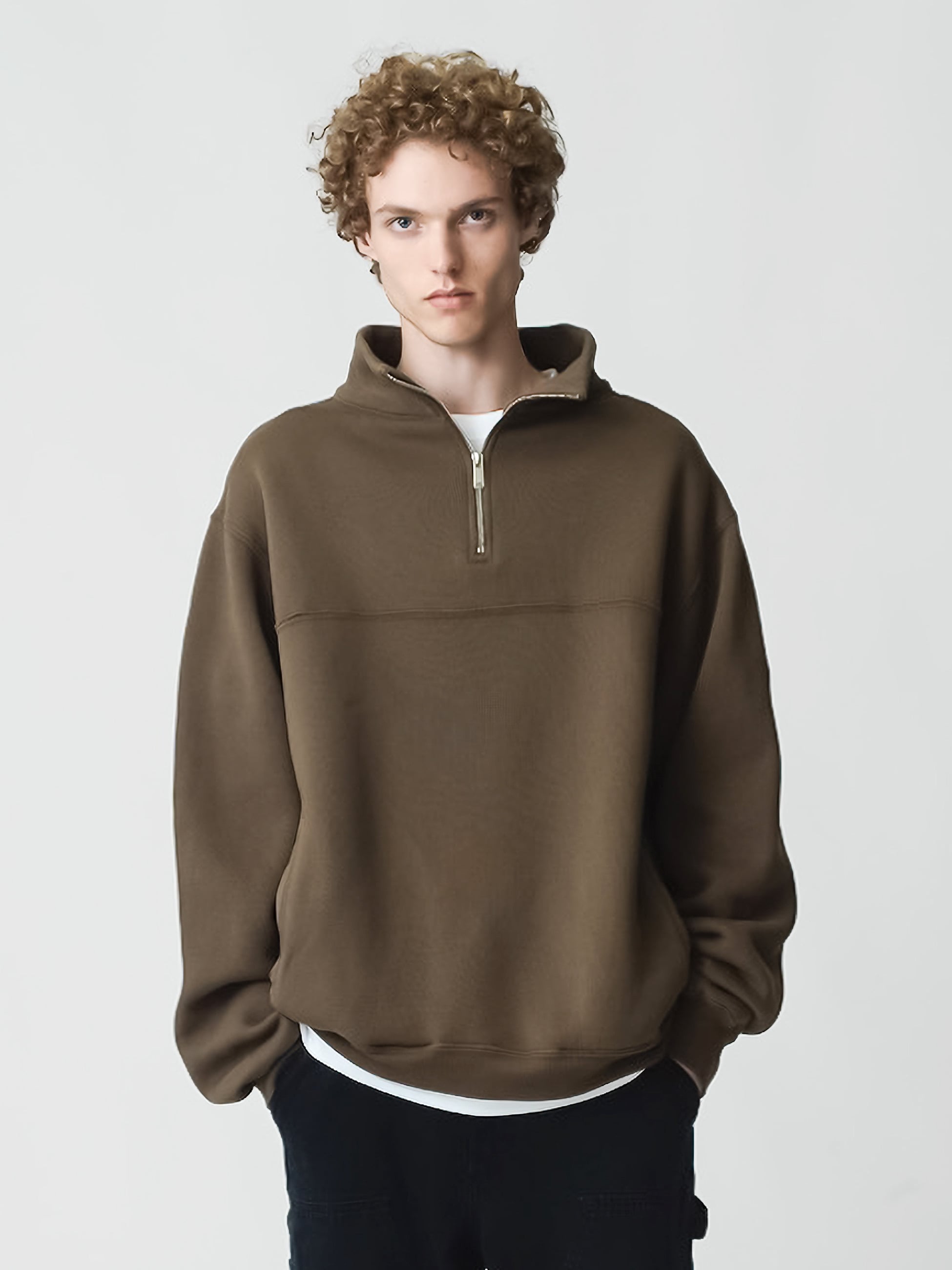 Classic Sweat Zip Pullover | スウェット｜JERROD PAHL×RHC(ジェロッドポール×アールエイチシー)｜Ron  Herman