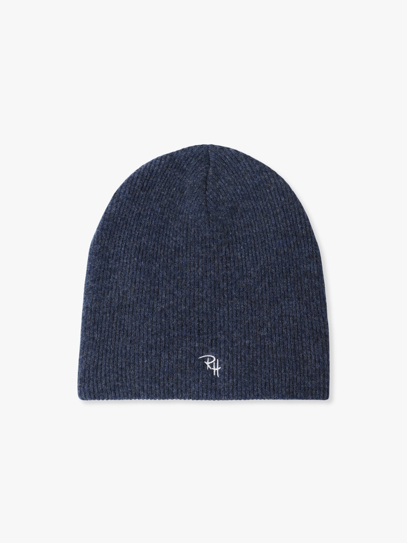 Cashmere Knit Beanie 詳細画像 navy