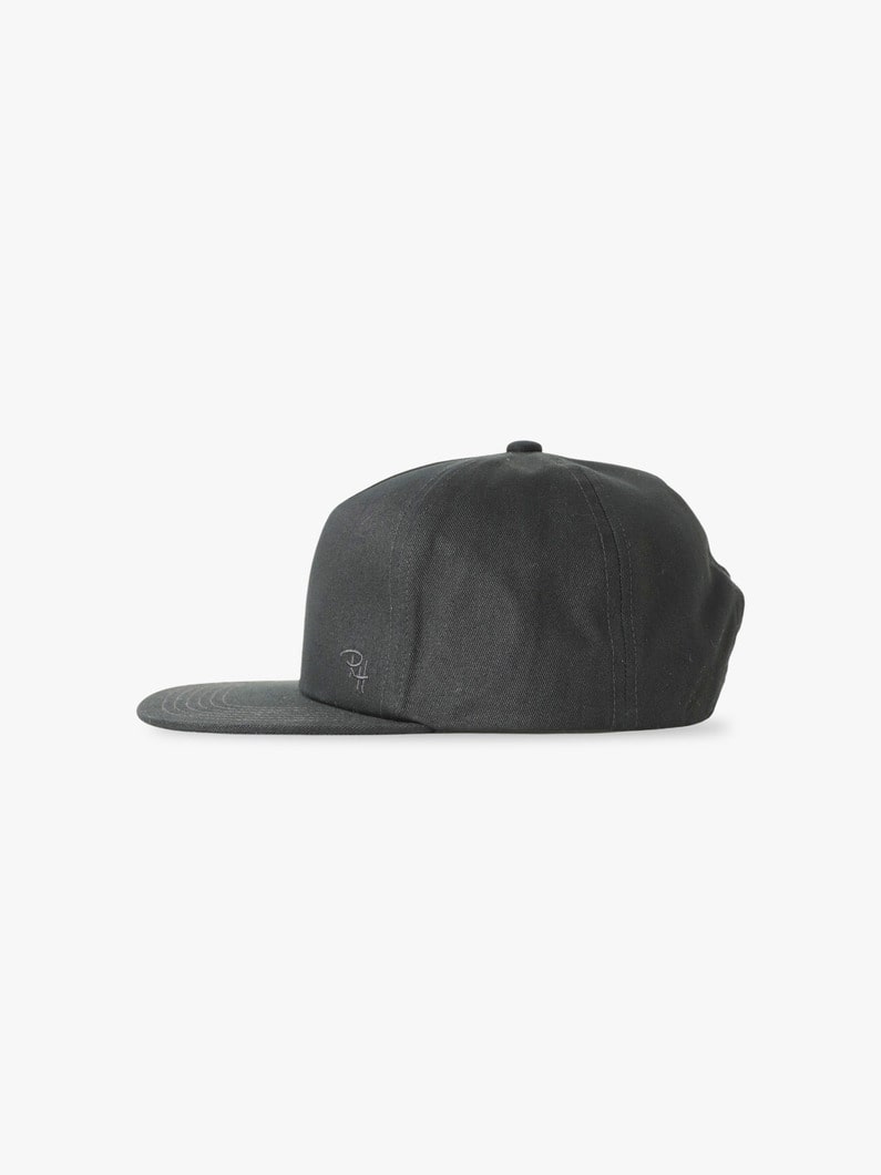 5 Panel Twill Cap 詳細画像 black 1