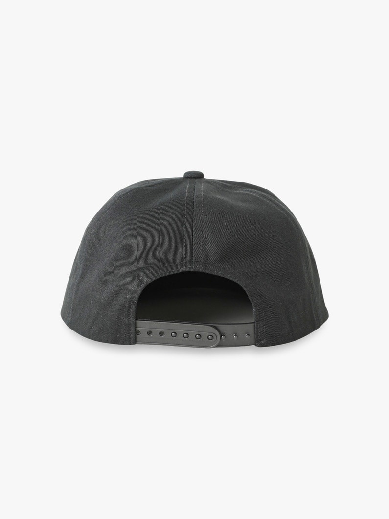 5 Panel Twill Cap 詳細画像 black 2