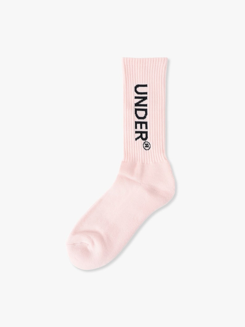 Logo Socks（white/black/pink/orange/olive/lt blue） | ソックス 詳細画像 pink