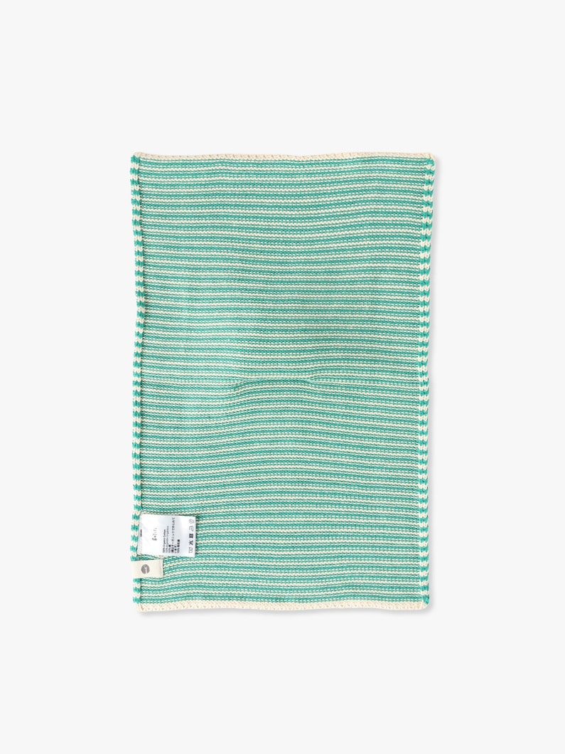 Woro Cuddly Striped Mini Blanket (green) 詳細画像 green 1