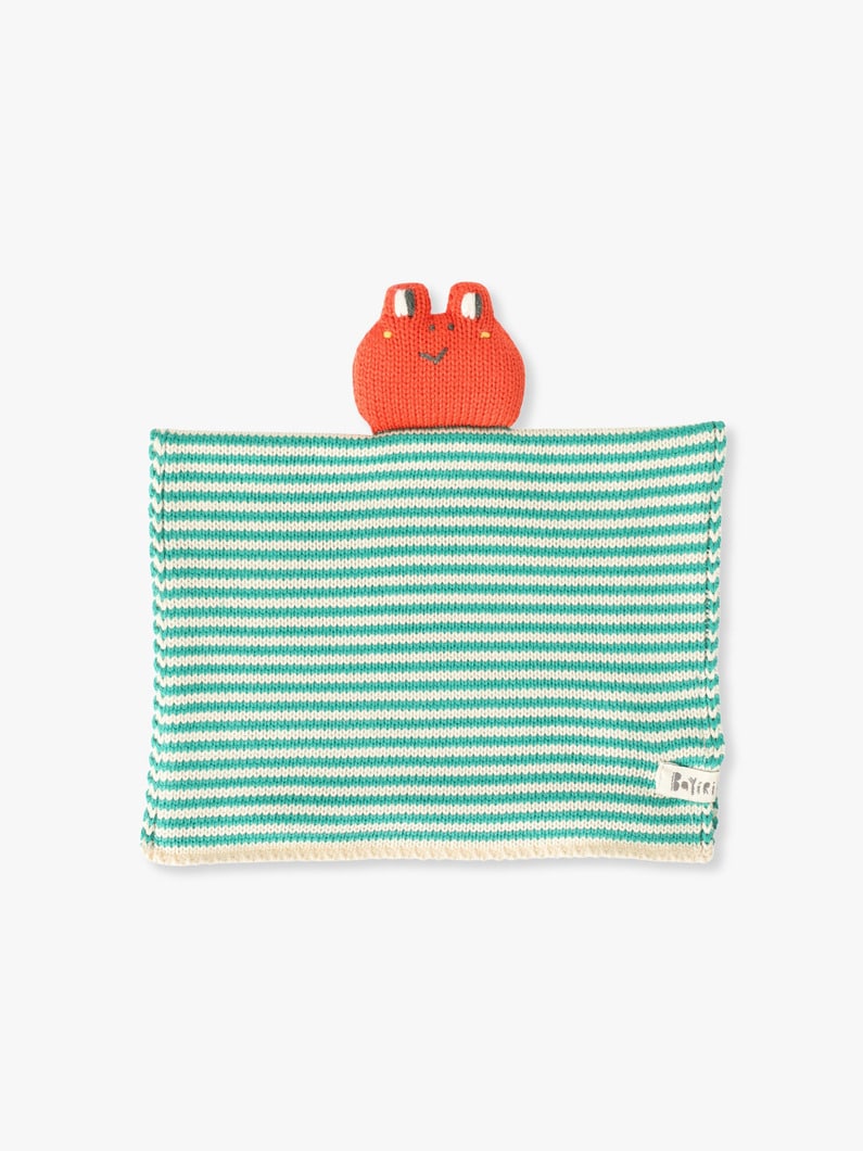 Woro Cuddly Striped Mini Blanket (green) 詳細画像 green 2