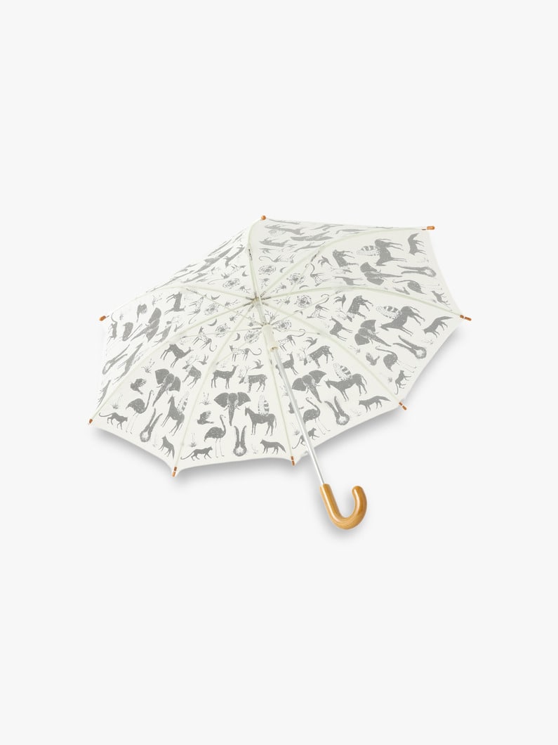 Geometry Umbrella (45cm/zoo white) 詳細画像 white 1