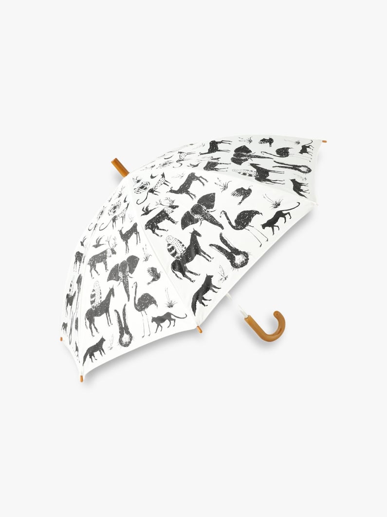 Geometry Umbrella (50cm/zoo white) 詳細画像 white 1