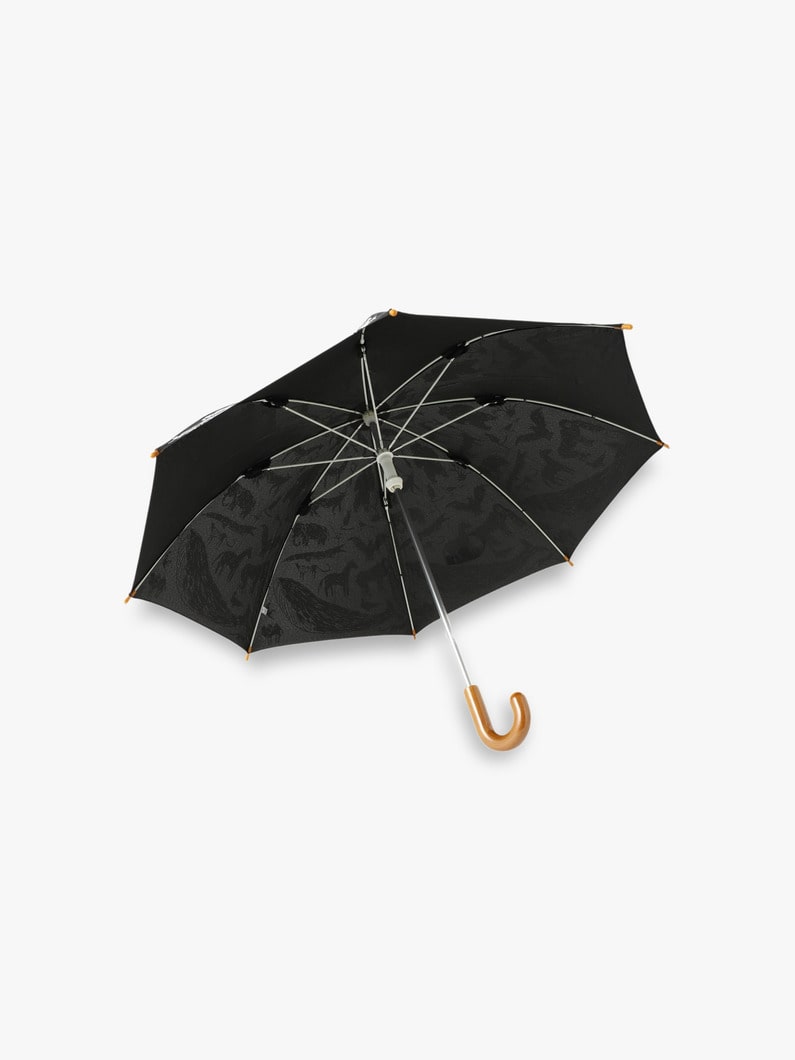 Geometry Umbrella (45cm/animal black) 詳細画像 black 1