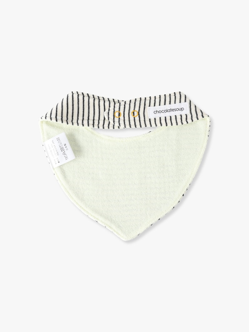 Tereco Striped Bib (kinari/camel/black) 詳細画像 kinari 1