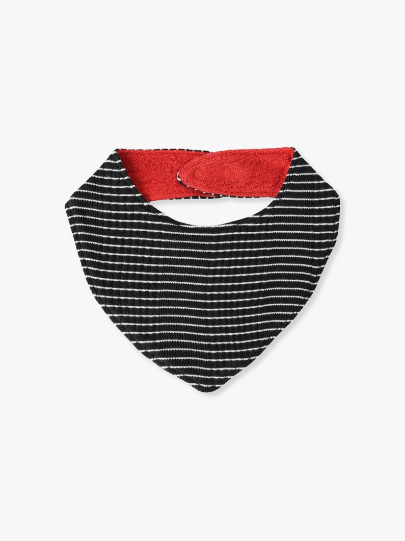 Tereco Striped Bib (kinari/camel/black) 詳細画像 black