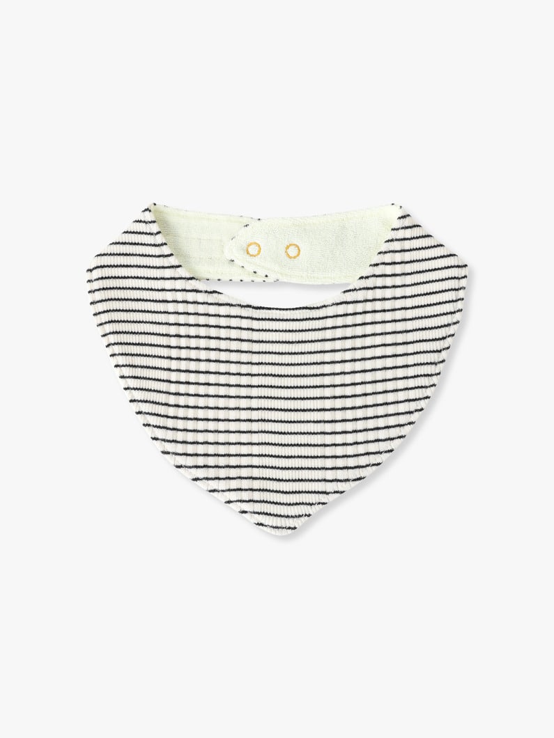 Tereco Striped Bib (kinari/camel/black) 詳細画像 kinari 1