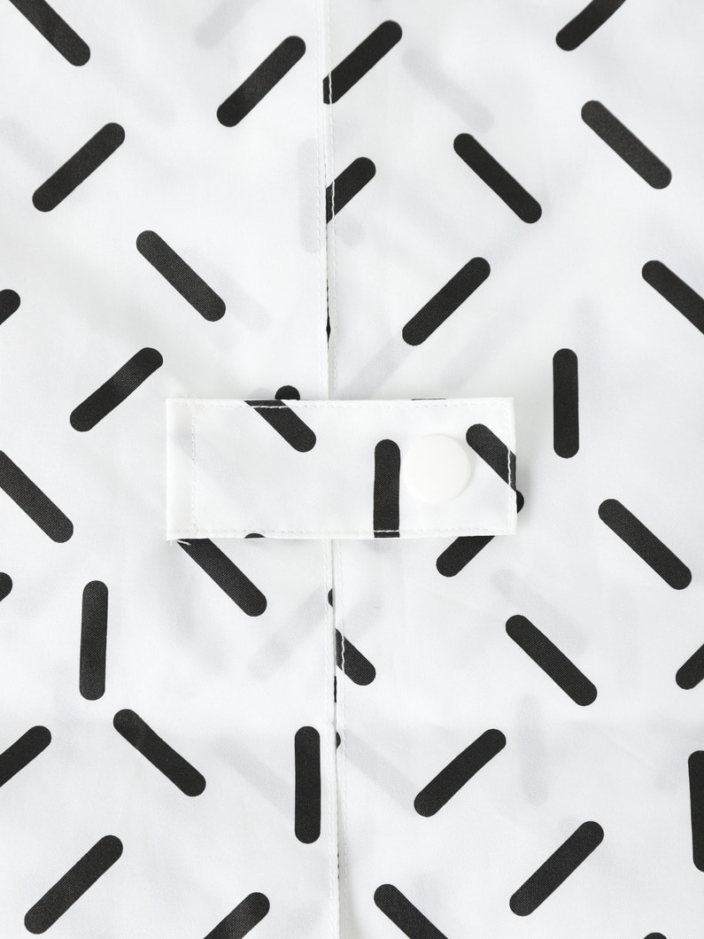 Geometry Rain Coat (stick/100-110cm) 詳細画像 white 3