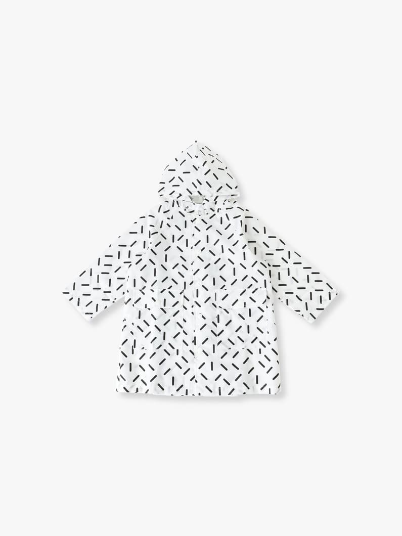 Geometry Rain Coat (stick/100-110cm) 詳細画像 white 1