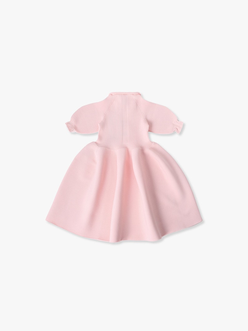 Pottery Kid Puff Sleeve Dress (pink/red/navy/95-130cm) 詳細画像 pink 1