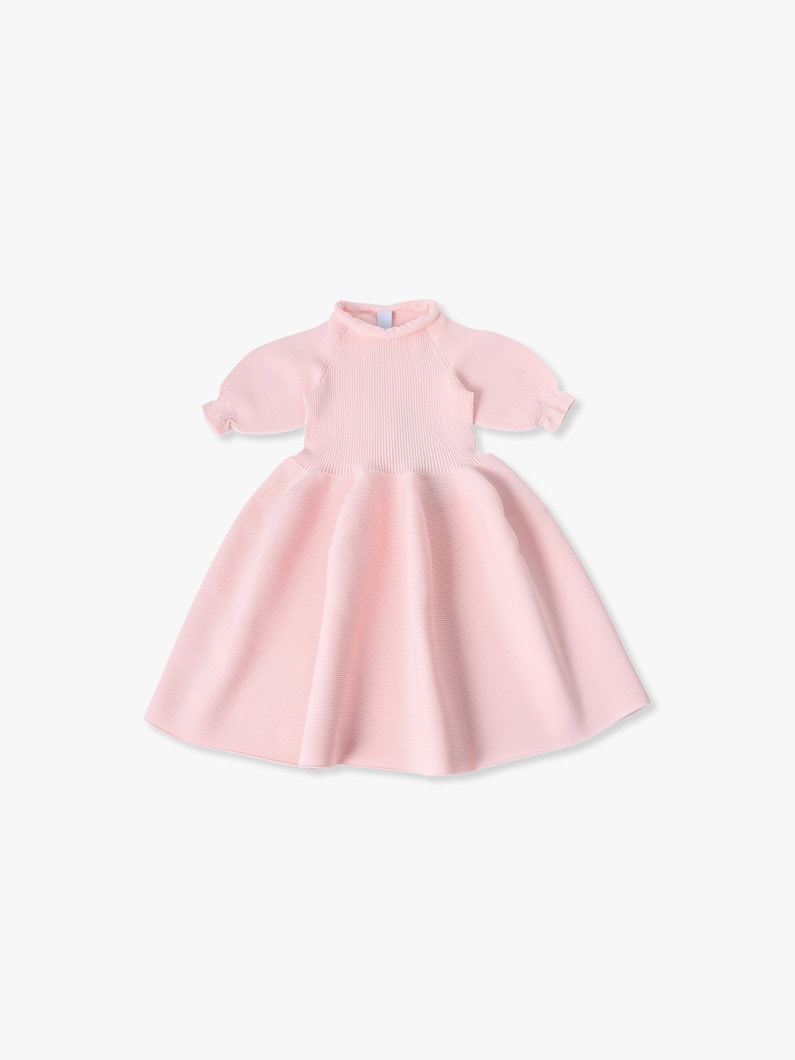 Pottery Kid Puff Sleeve Dress (pink/red/navy/95-130cm) 詳細画像 pink