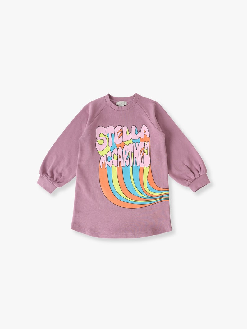 Graphic Sweat Shirt (6-8year) 詳細画像 purple 1