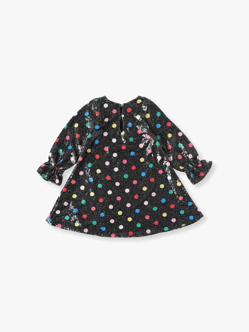 Whimsical Sequins Dot Dress＆Velvet Head Band (8/10year)【ドレス】 詳細画像 other 2