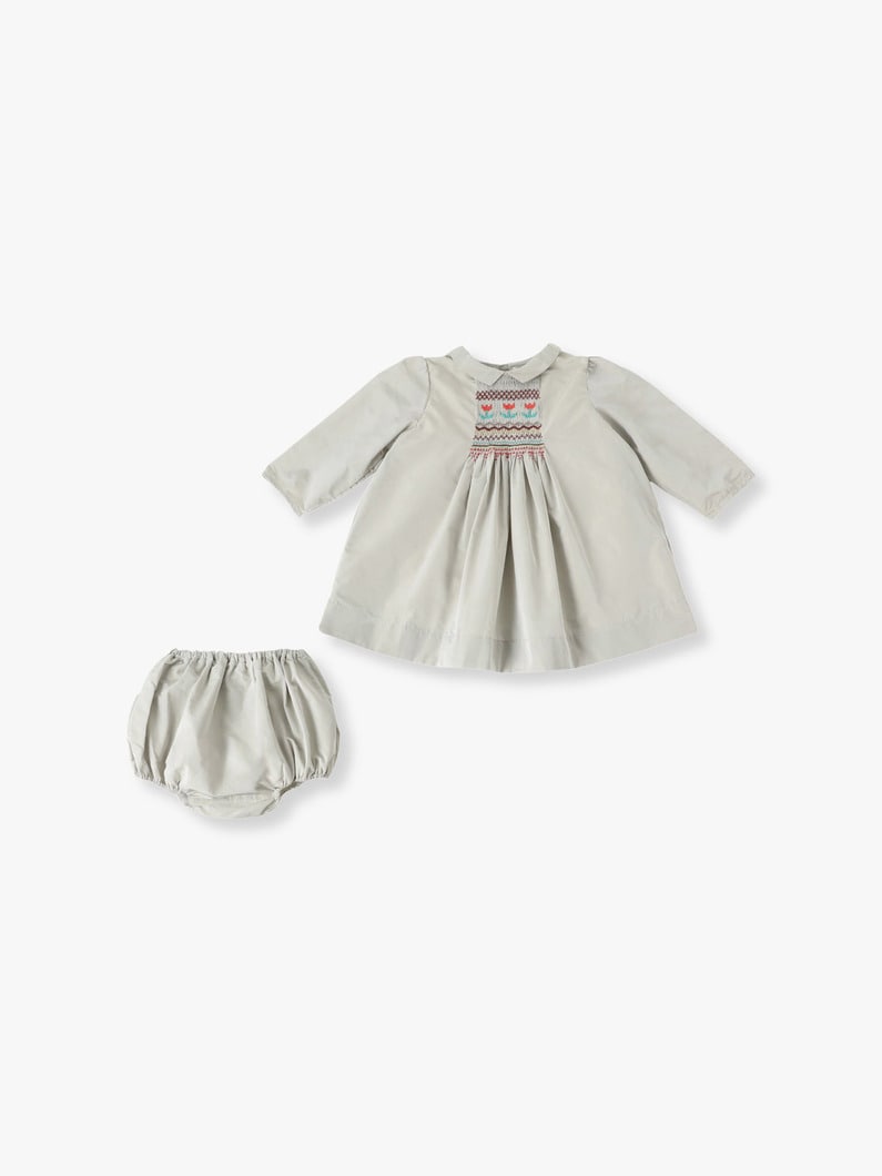 Mars Baby Dress＆Bloomer (12-18month)【ドレス】 詳細画像 gray 1