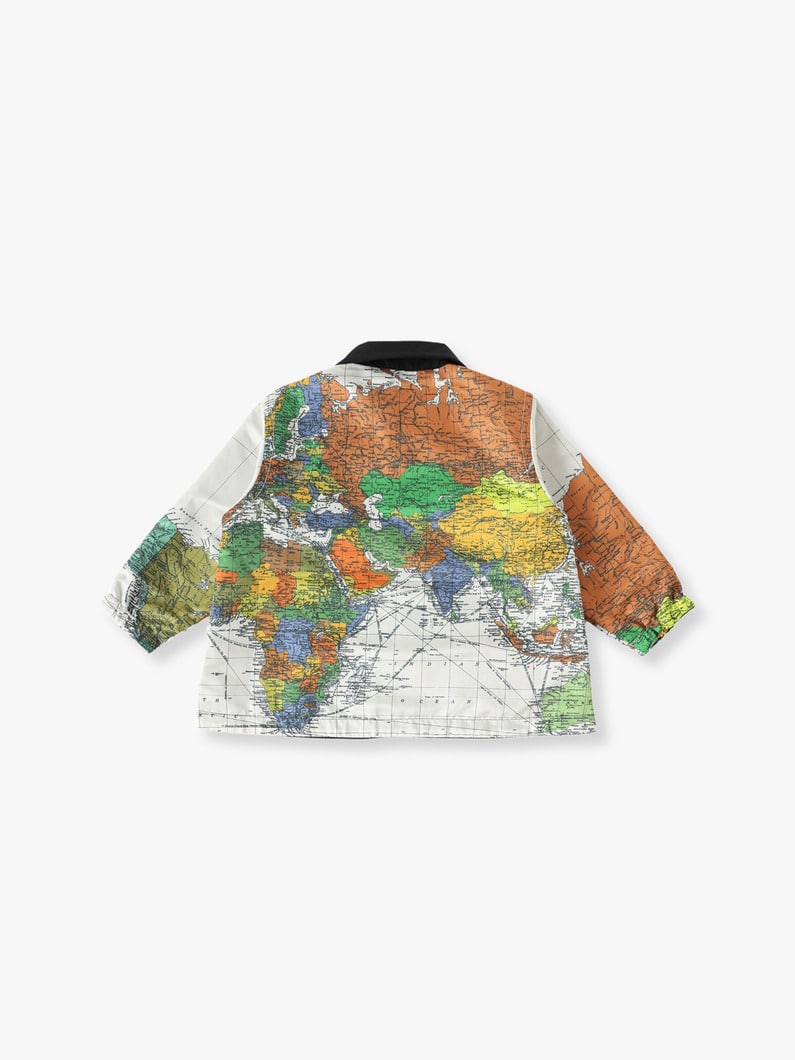 Map Reversible Coach Jacket (100/120cm) 詳細画像 white 1