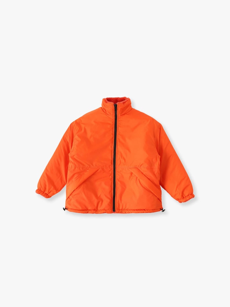 Reversible Boa Blouson (orange/turquoise/130-140cm) 詳細画像 orange 2