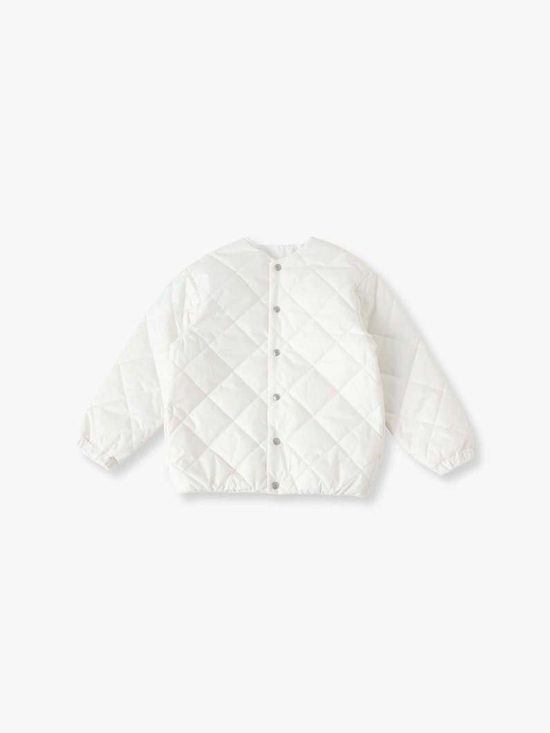 Recycle Nylon Padding 3way Blouson＆Snood (100-135cm) | ジャケット 詳細画像 white 1