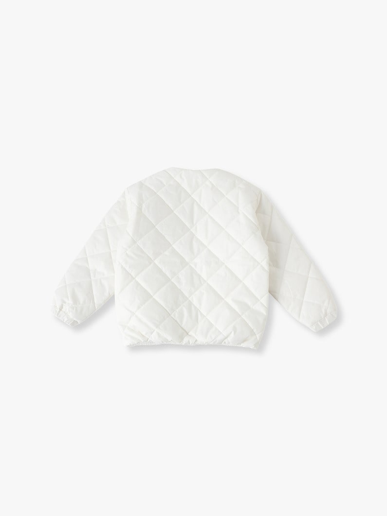 Recycle Nylon Padding 3way Blouson＆Snood (100-135cm) | ジャケット 詳細画像 white 2