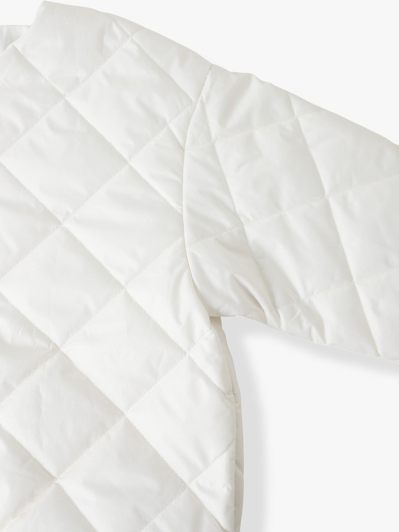 Recycle Nylon Padding 3way Blouson＆Snood (100-135cm) | ジャケット 詳細画像 white 4