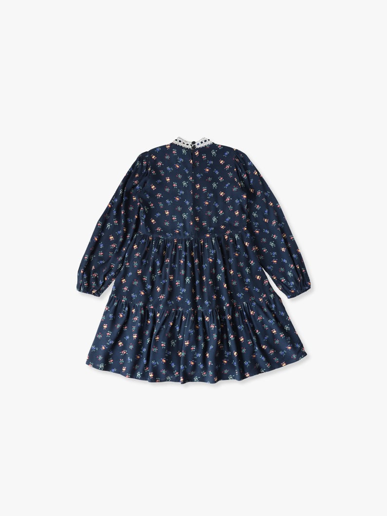 Mini Blossom Moon Dress (8-10yea) 詳細画像 navy 1