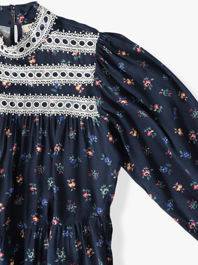 Mini Blossom Moon Dress (8-10yea) 詳細画像 navy 2