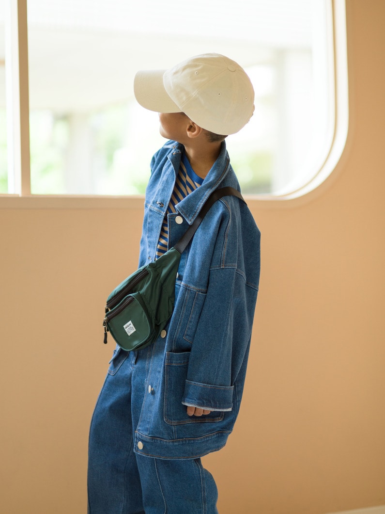 Oversized Blue Denim Jacket (8/10year) 詳細画像 indigo 2