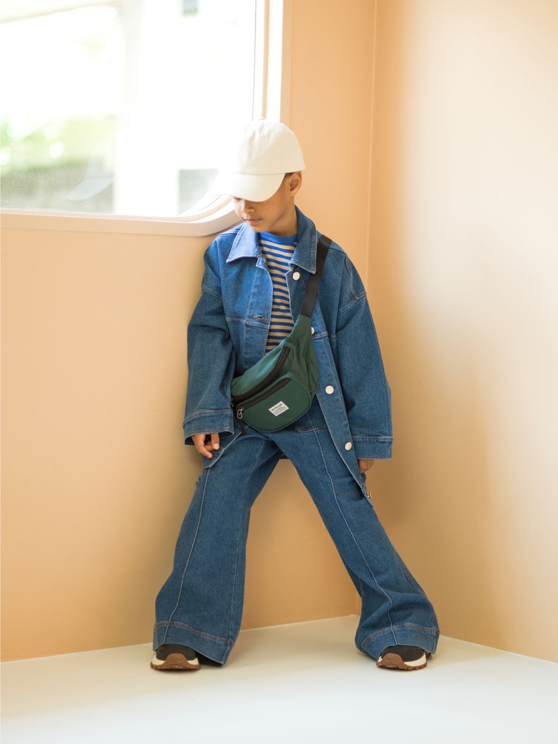 Oversized Blue Denim Jacket (8/10year) 詳細画像 indigo 3