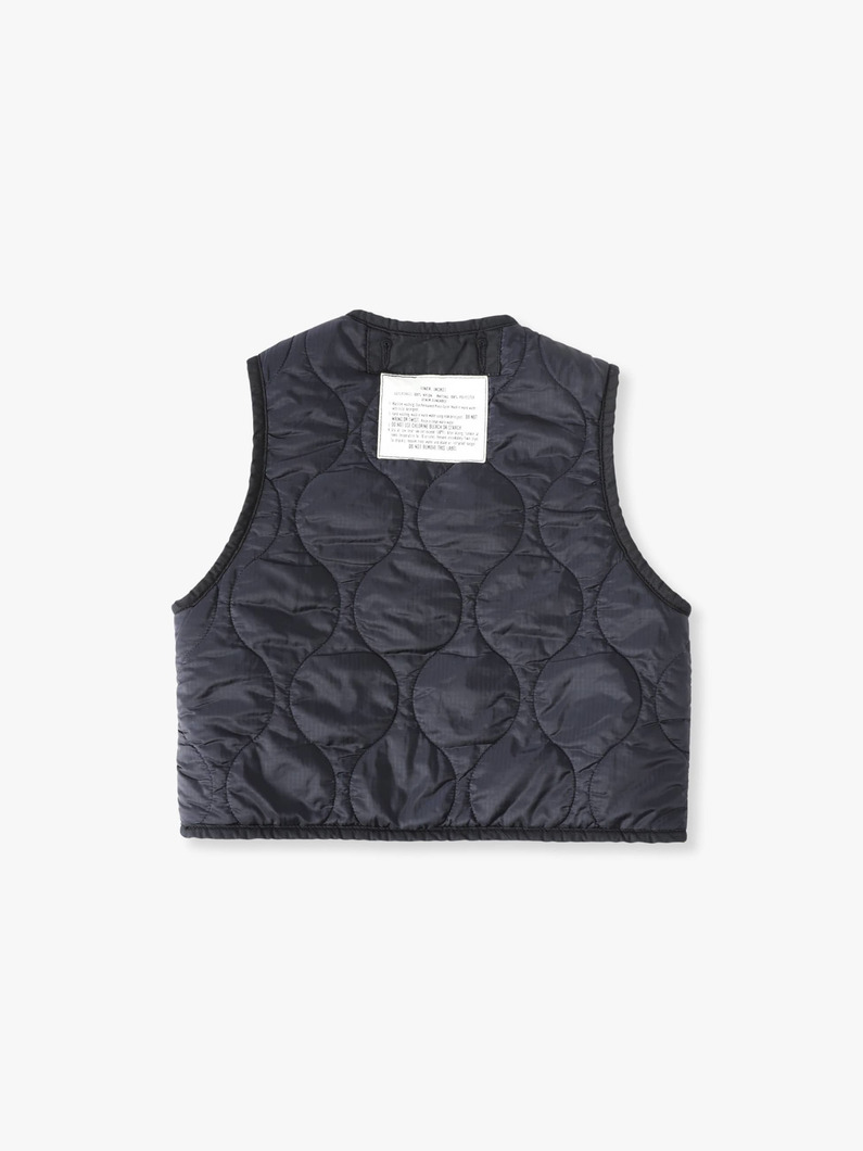 Quilting Inner Reversible Vest (120cm) 詳細画像 navy 3