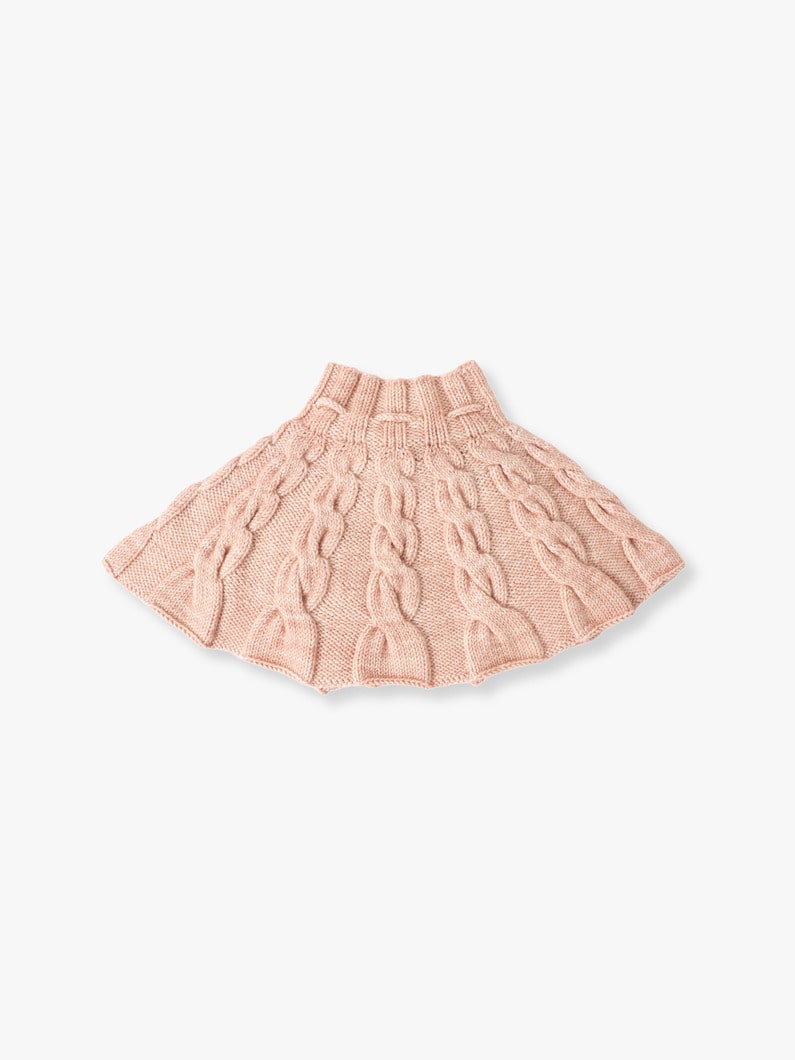 Cable Skating Culotte Skirt (light pink/light blue/12-24month) 詳細画像 light pink 1