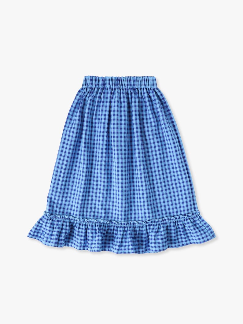 Harper Checkred Skirt (6-9year) 詳細画像 blue 1