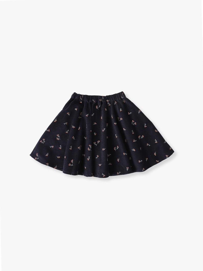 Flower Corduroy Skirt＆Ribbon Head Band (4-10year)【スカート】 詳細画像 other 2