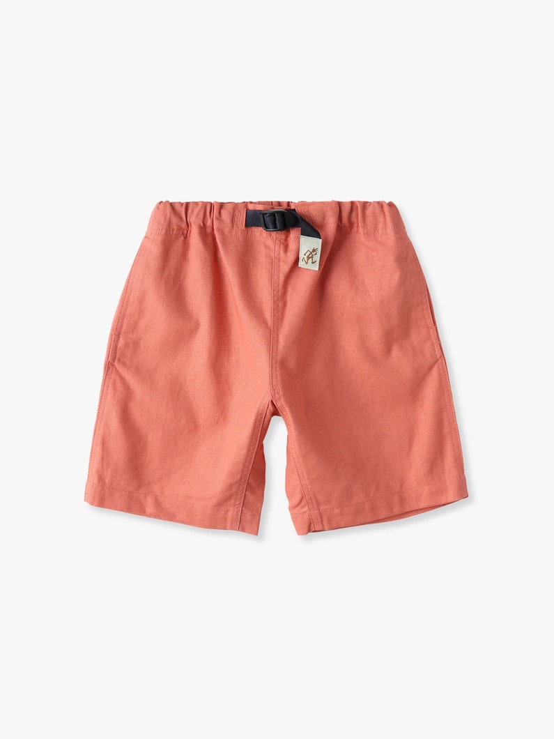 Linen Cotton Fabric Shorts (red/blue/coral/100-130cm) 詳細画像 coral 4