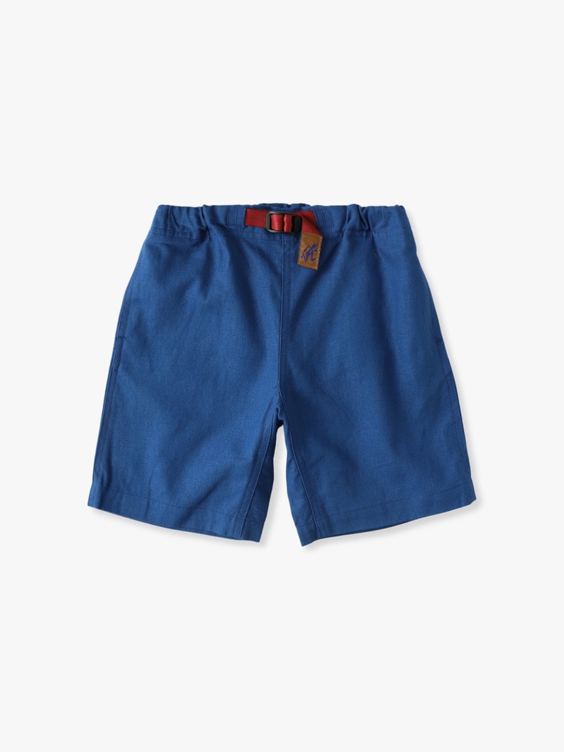 Linen Cotton Fabric Shorts (red/blue/coral/100-130cm) 詳細画像 blue 7