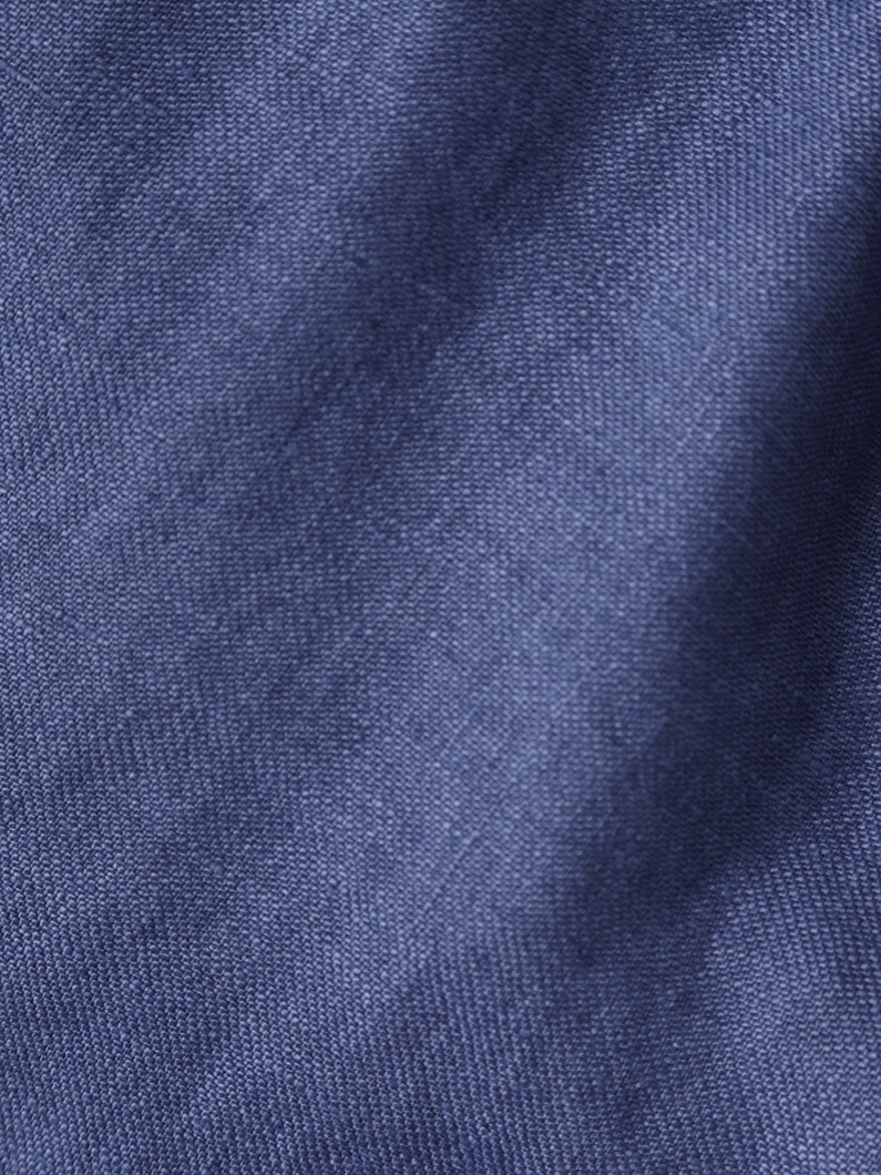 Linen Twill Easy Shorts (100-135cm) 詳細画像 purple 3