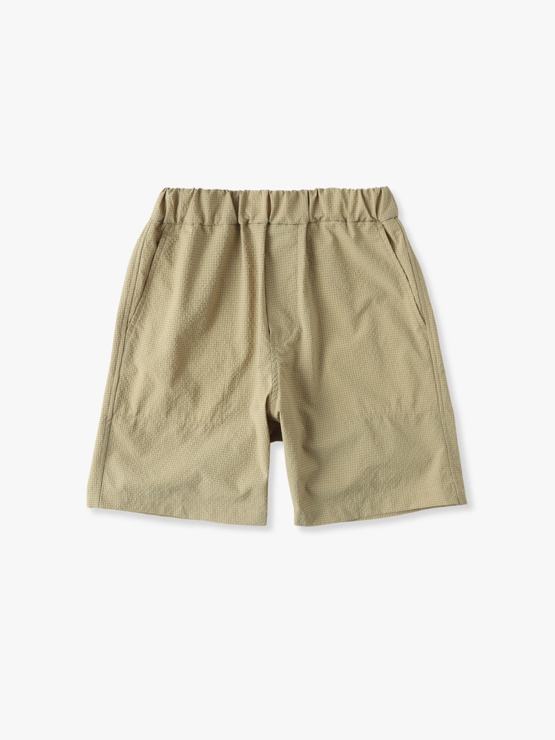 Gingham Sucker Shorts (100-135cm) 詳細画像 beige
