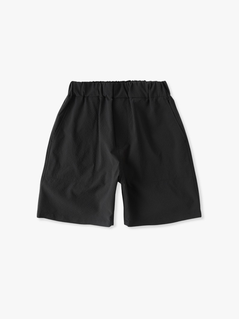 Gingham Sucker Shorts (100-135cm) 詳細画像 black 3