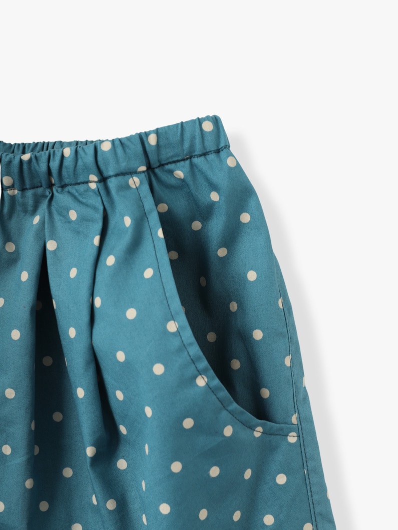 Dot Shorts (brown/blue/100-135cm) 詳細画像 blue 2
