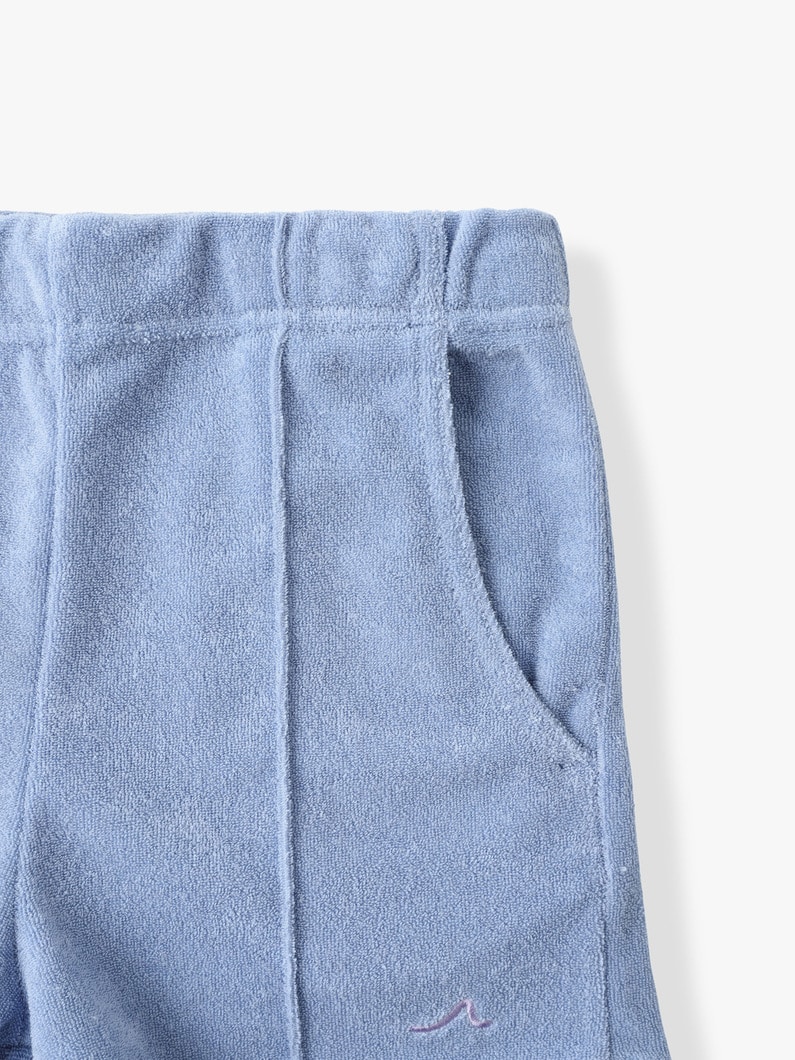 Tuck Pile Shorts (blue/light gray/85-130cm) 詳細画像 light gray 2