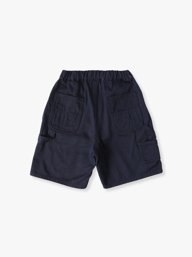 Painter Shorts (100-140cm/orange/green/brown/navy) 詳細画像 navy 1