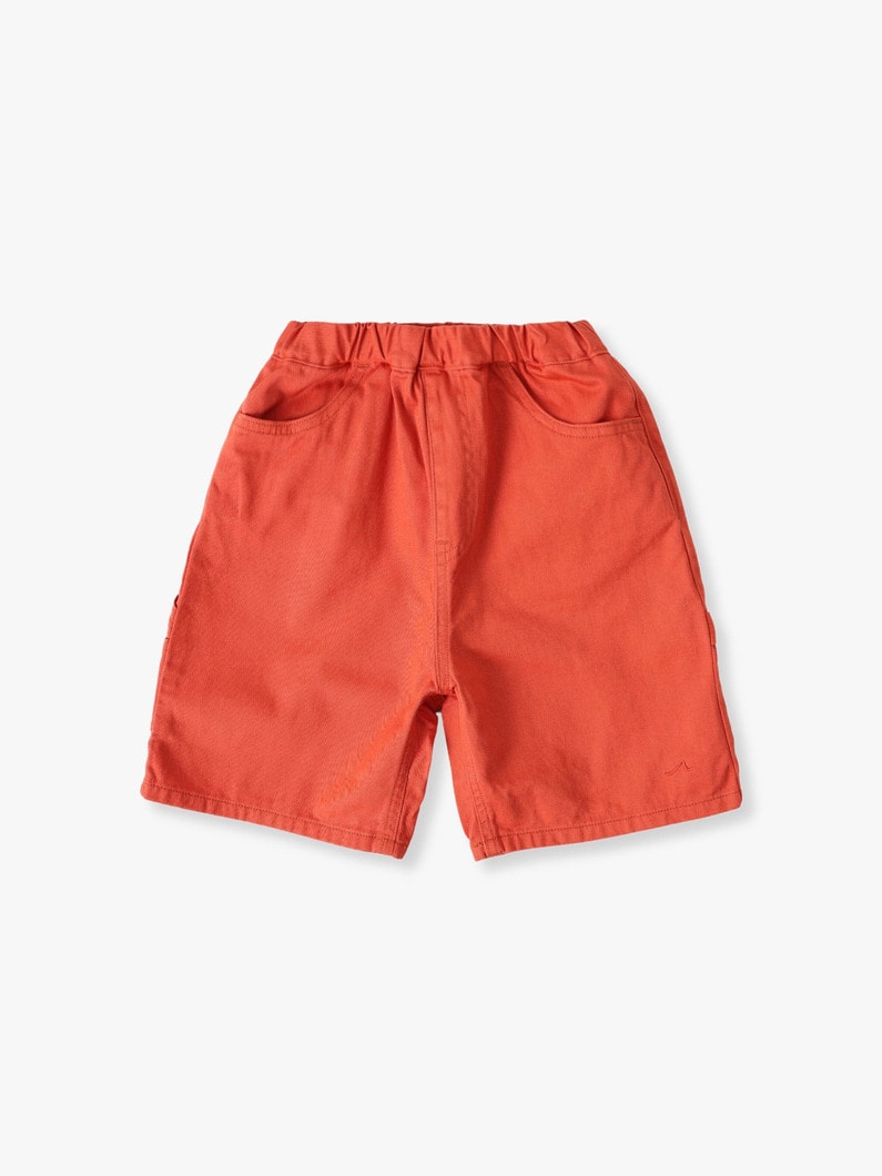 Painter Shorts (100-140cm/orange/green/brown/navy) 詳細画像 orange 3