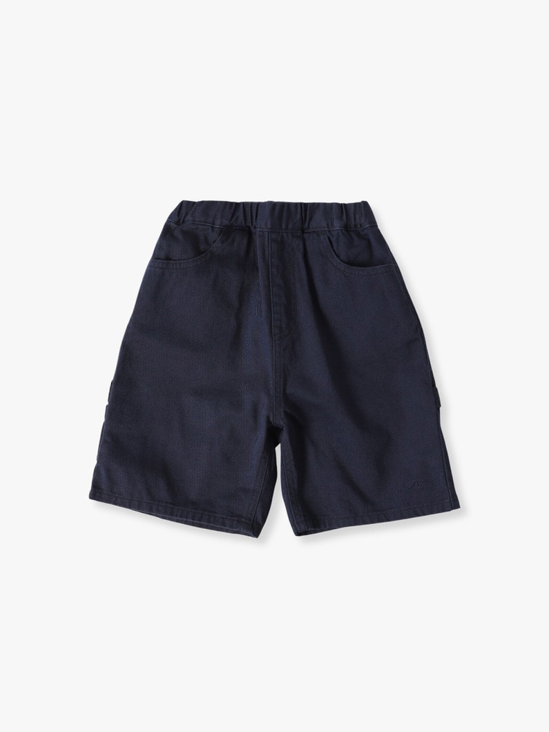 Painter Shorts (100-140cm/orange/green/brown/navy) 詳細画像 navy 1