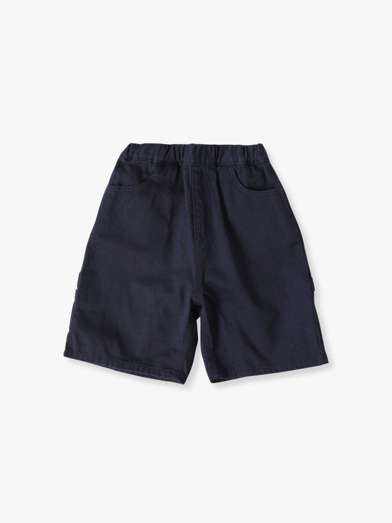 Painter Shorts (100-140cm/orange/green/brown/navy) 詳細画像 navy 3