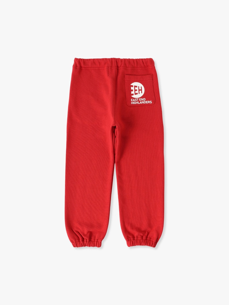 Cotton Sweat Pants (100-120cm) 詳細画像 red 1