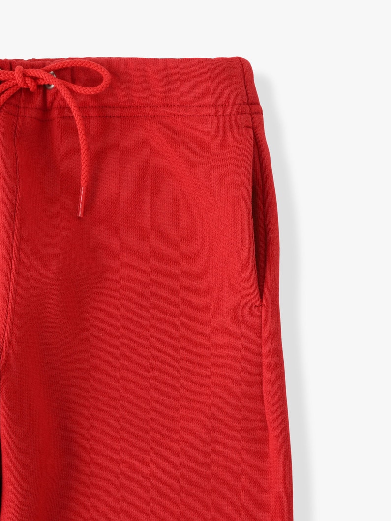 Cotton Sweat Pants (100-120cm) 詳細画像 red 2