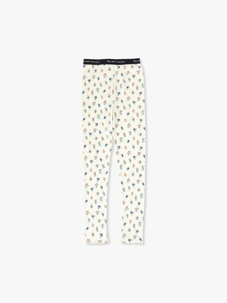 Mini Blossom Print Leggings (8year) 詳細画像 cream 4