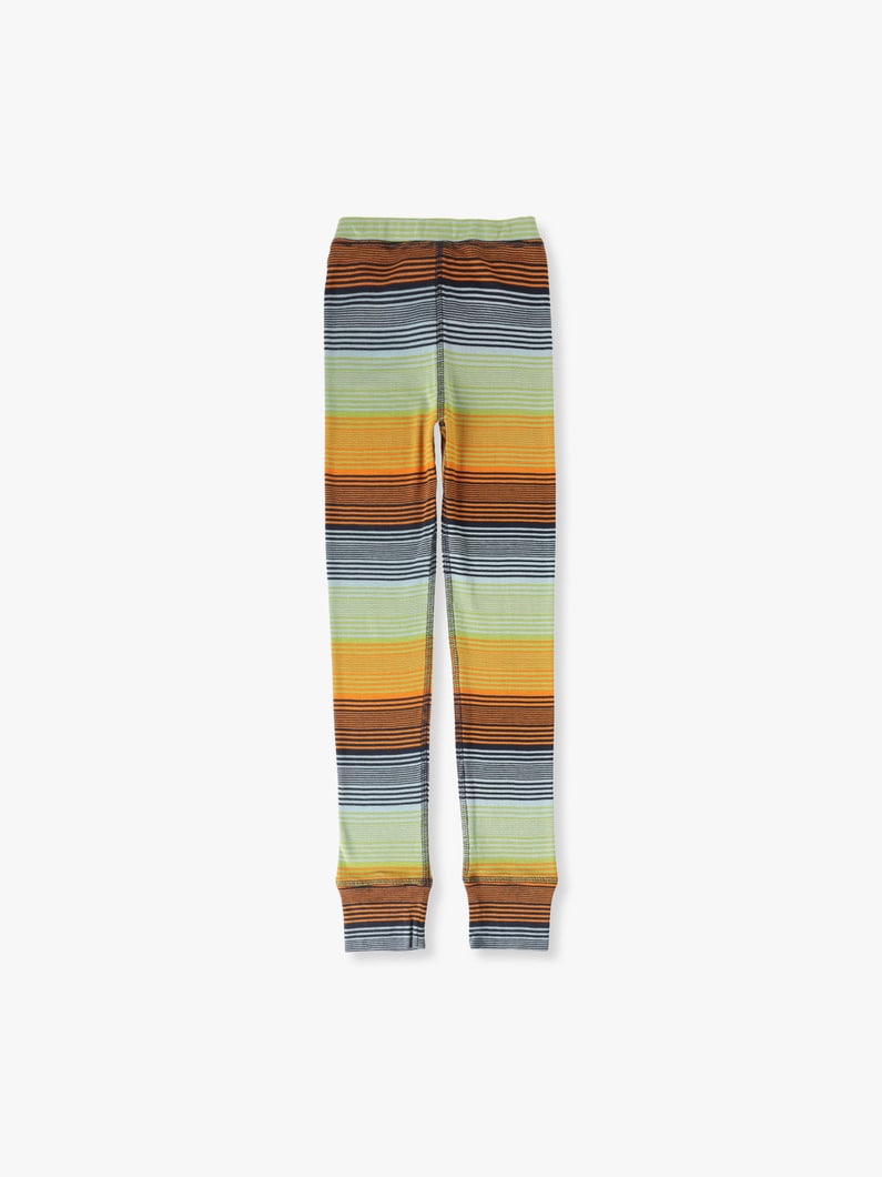 Sunset Striped Rib Cuff Leggings (2-8year) 詳細画像 multi 1