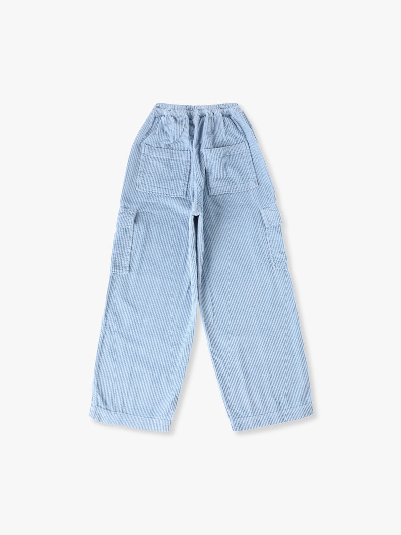 Corduroy Cargo Pants (8/10year) 詳細画像 light blue 1