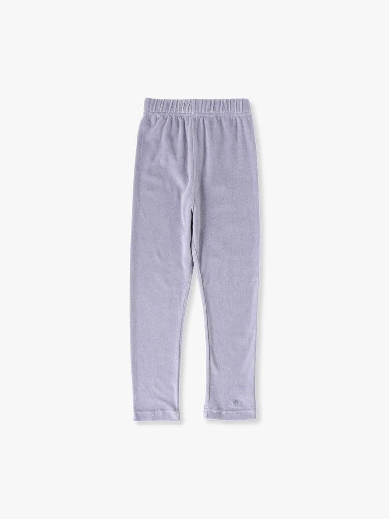 Nour Velvet Leggings (light blue/purple/6-9year) 詳細画像 purple 2